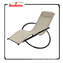 Orbital Folding Zero Gravity Rocking Lounger w/ Pillow